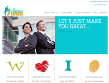 Tablet Screenshot of impress-express.com